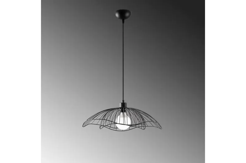 Kattovalaisin Sudaskey Musta - Musta - Valaistus - Sisävalaistus & lamput - Erikoisvalaisin - Riisipaperivalaisin