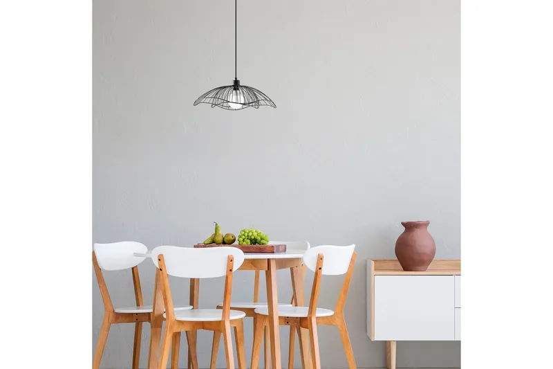 Kattovalaisin Sudaskey Musta - Musta - Valaistus - Sisävalaistus & lamput - Erikoisvalaisin - Riisipaperivalaisin