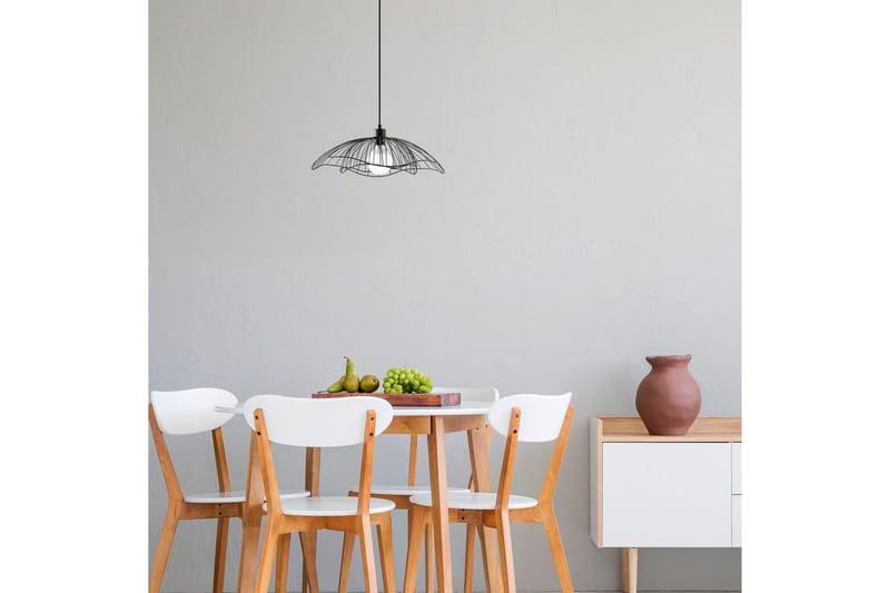 Kattovalaisin Sudaskey Musta - Musta - Valaistus - Sisävalaistus & lamput - Erikoisvalaisin - Riisipaperivalaisin