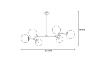 Kattovalaisin Sudatoor Fibran Musta / Valkoinen - Musta / Valkoinen - Valaistus - Sisävalaistus & lamput - Keittiövalaisin - Kattovalaisin keittiö