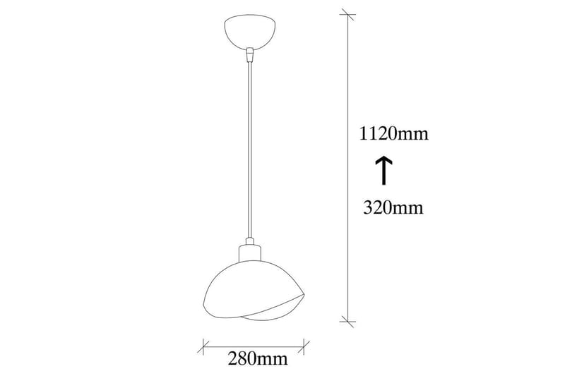 Kattovalaisin Sugana Aesthetics Musta - Musta - Valaistus - Sisävalaistus & lamput - Erikoisvalaisin - Riisipaperivalaisin
