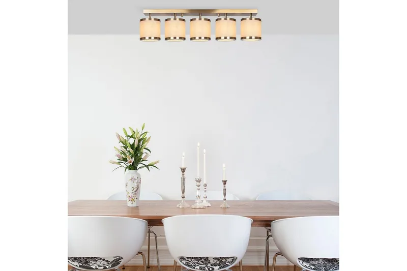 Kattovalaisin Talra Five Vintage - Kulta - Valaistus - Sisävalaistus & lamput - Erikoisvalaisin - Tiffanylamppu