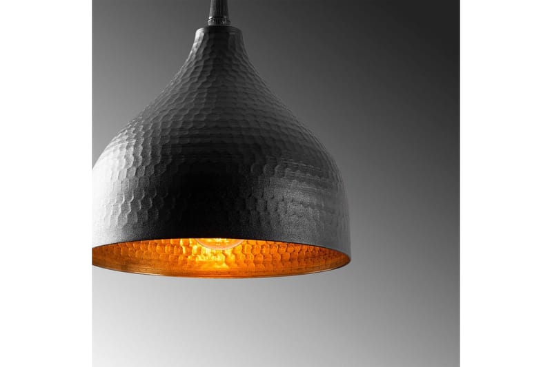 Kattovalaisin Thela Musta - Musta - Valaistus - Sisävalaistus & lamput - Erikoisvalaisin - Riisipaperivalaisin