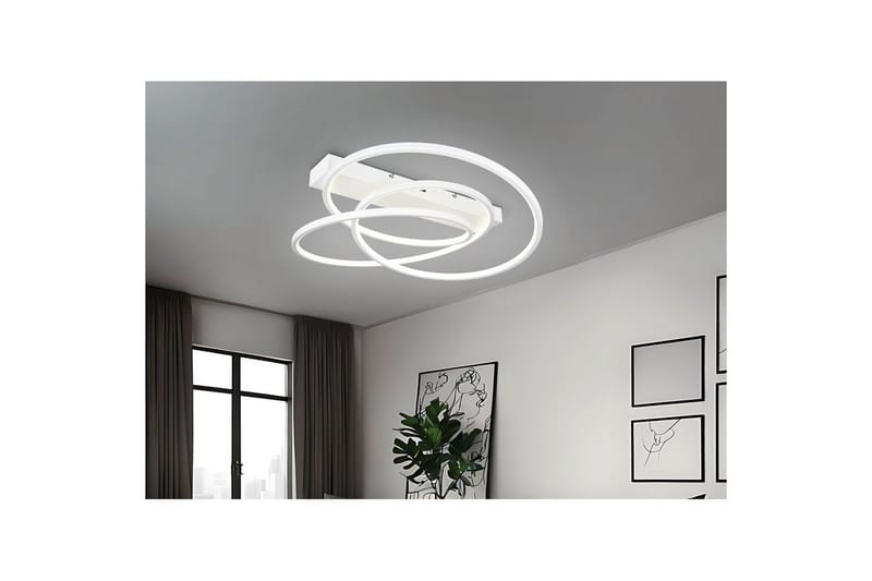 Kattovalaisin TRIO Darvin Mattavalkoinen - Mattavalkoinen - Valaistus - Sisävalaistus & lamput - Erikoisvalaisin - Tiffanylamppu