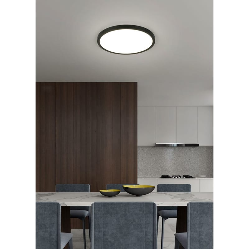 Kattovalaisin TRIO Draco - 40 cm, Mattamusta - Valaistus - Sisävalaistus & lamput - Erikoisvalaisin - Tiffanylamppu