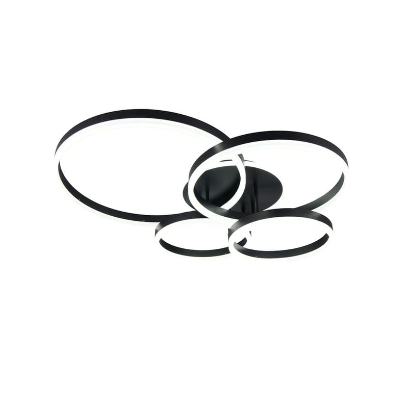 Kattovalaisin TRIO Drake - Mattamusta - Valaistus - Sisävalaistus & lamput - Erikoisvalaisin - Tiffanylamppu