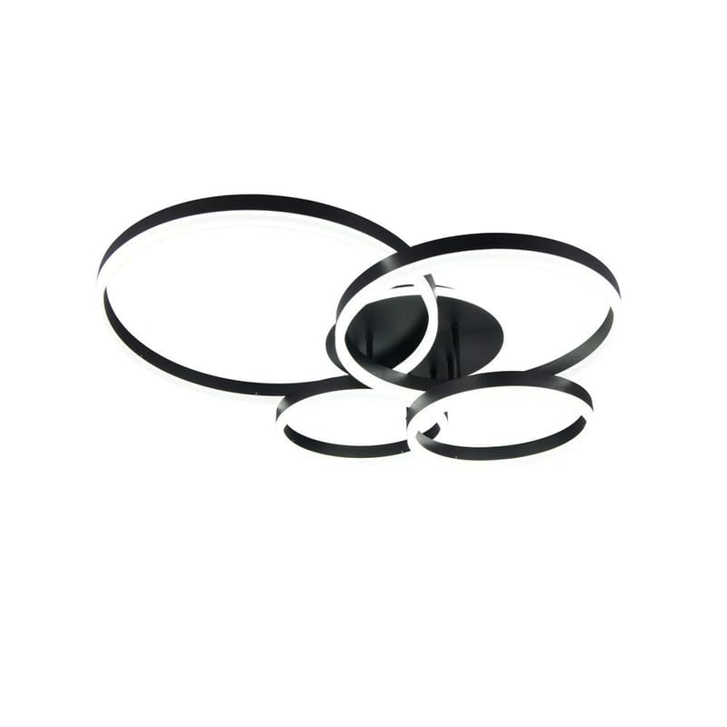 Kattovalaisin TRIO Drake - Mattamusta - Valaistus - Sisävalaistus & lamput - Erikoisvalaisin - Tiffanylamppu