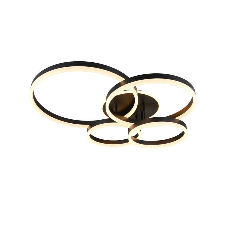 Kattovalaisin TRIO Drake - Mattamusta - Valaistus - Sisävalaistus & lamput - Erikoisvalaisin - Tiffanylamppu