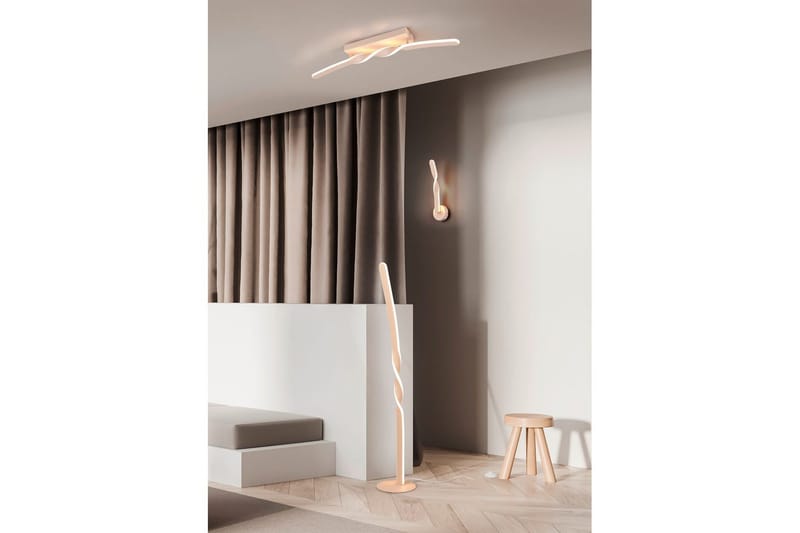 Kattovalaisin TRIO Ginko Hiekka - Hiekka - Valaistus - Sisävalaistus & lamput - Erikoisvalaisin - Tiffanylamppu