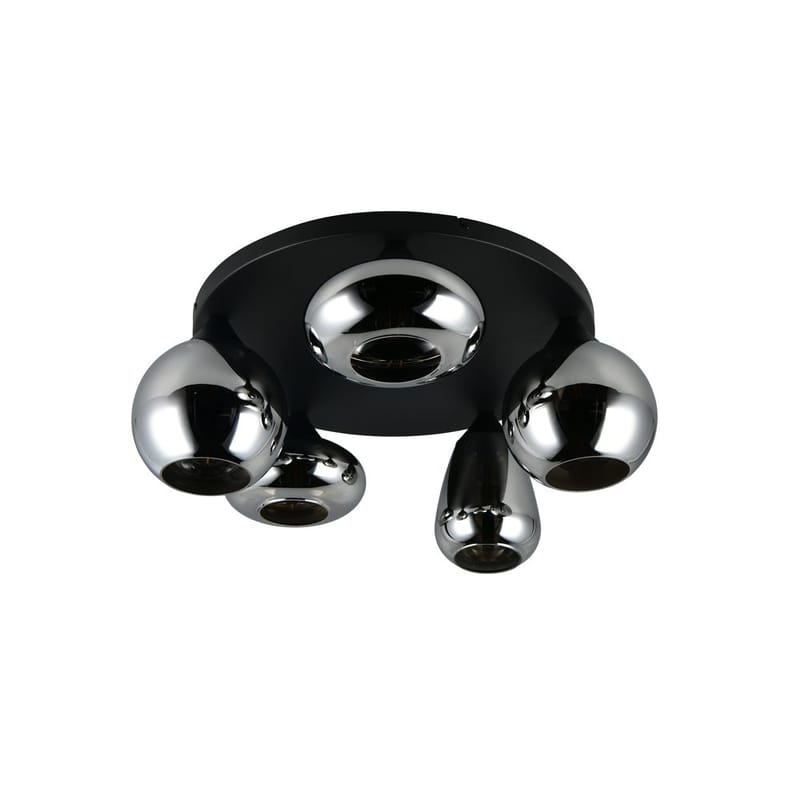 Kattovalaisin TRIO Lumina - 5-osainen, Kromattu - Valaistus - Sisävalaistus & lamput - Erikoisvalaisin - Riisipaperivalaisin