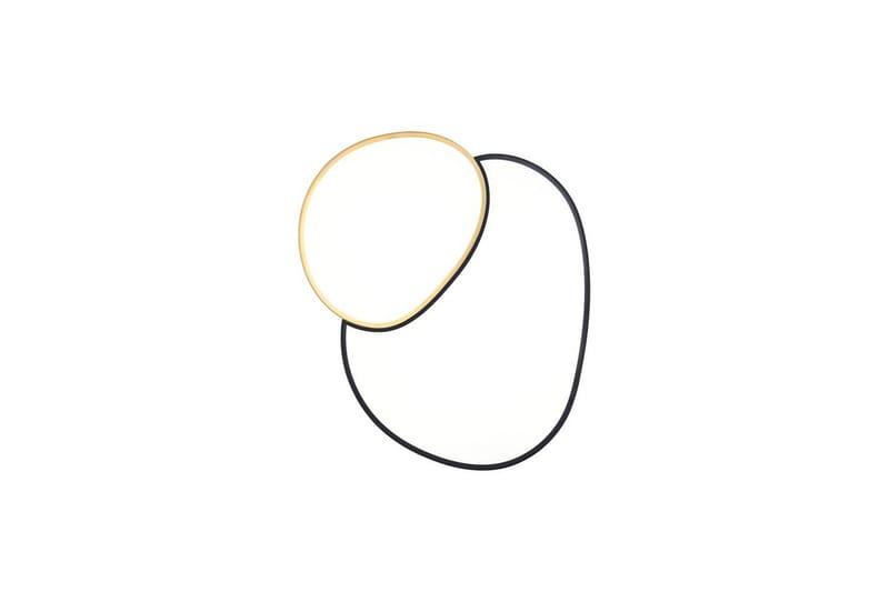 Kattovalaisin TRIO Rise 77 cm, Musta/kulta - 77 cm, Musta/kulta - Valaistus - Sisävalaistus & lamput - Erikoisvalaisin - Tiffanylamppu