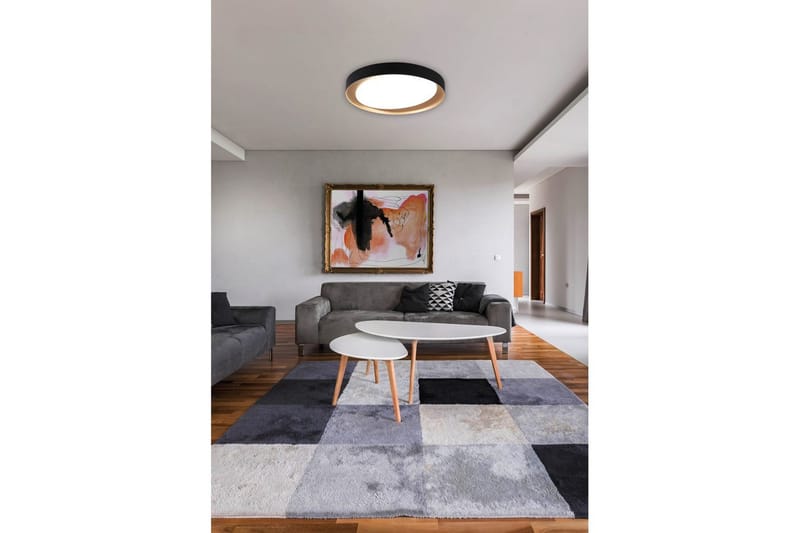 Kattovalaisin TRIO Zeta Musta/kulta - Musta/kulta - Valaistus - Sisävalaistus & lamput - Erikoisvalaisin - Tiffanylamppu