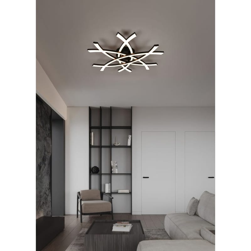 Kattovalaisin TRIO Pollock - 62x59 cm - Valaistus - Sisävalaistus & lamput - Erikoisvalaisin - Tiffanylamppu