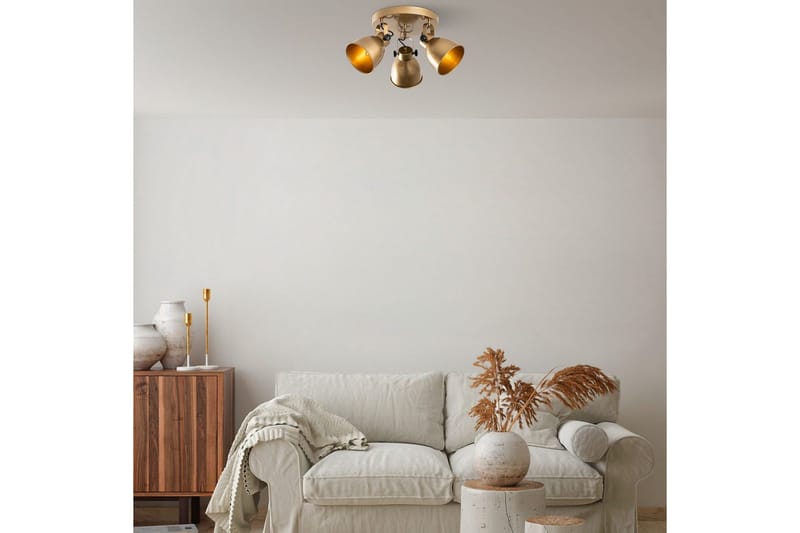 Kattovalaisin Tyka Kulta - Kulta - Valaistus - Sisävalaistus & lamput - Erikoisvalaisin - Tiffanylamppu