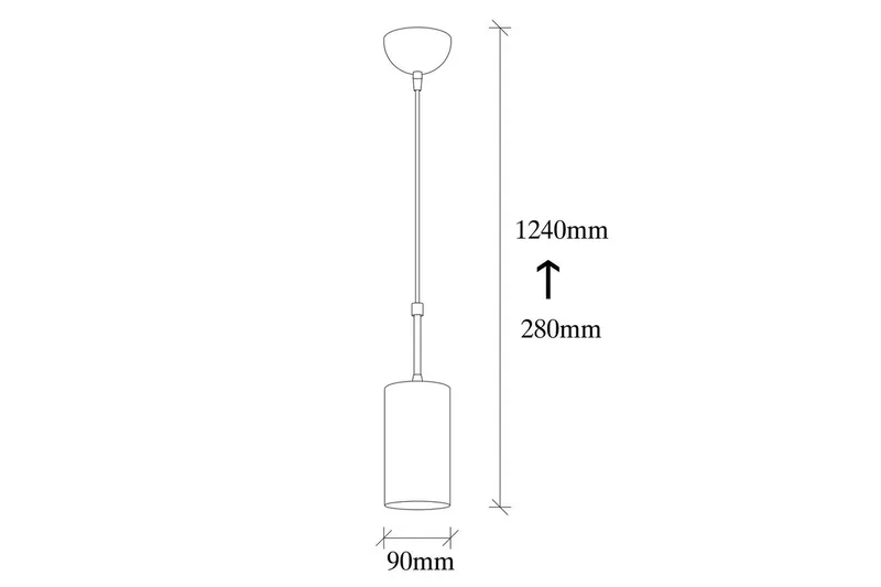 Kattovalaisin Tyrel Kulta / Musta Yksittäinen pistorasia - Yksittäinen pistorasia - Valaistus - Sisävalaistus & lamput - Erikoisvalaisin - Riisipaperivalaisin
