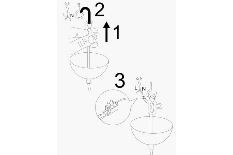 Kattovalaisin Tyrel Kulta / Musta Yksittäinen pistorasia - Yksittäinen pistorasia - Valaistus - Sisävalaistus & lamput - Erikoisvalaisin - Riisipaperivalaisin