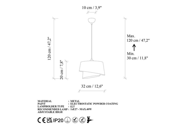 Kattovalaisin Vaihe Tummanruskea - Tummanruskea - Valaistus - Sisävalaistus & lamput - Erikoisvalaisin - Riisipaperivalaisin