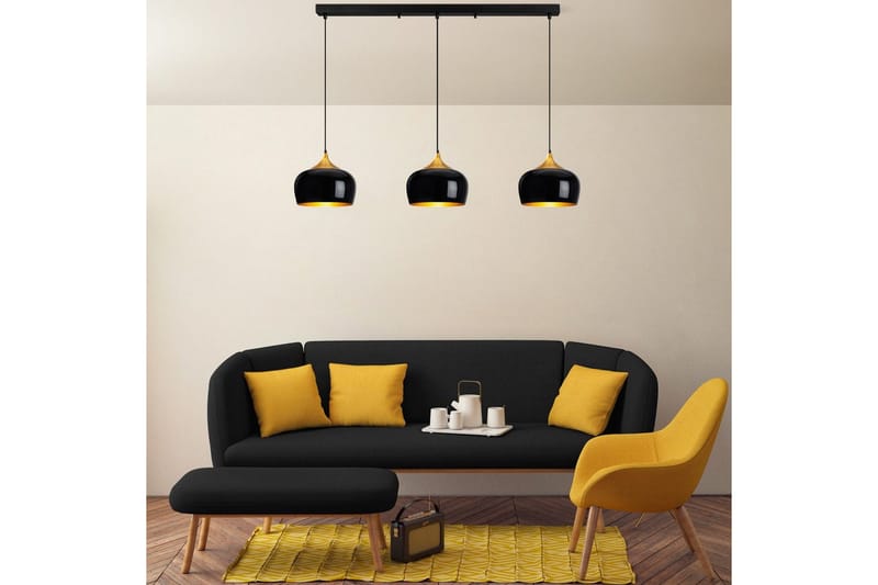 Kattovalaisin Valen Musta - Musta - Valaistus - Sisävalaistus & lamput - Erikoisvalaisin - Riisipaperivalaisin