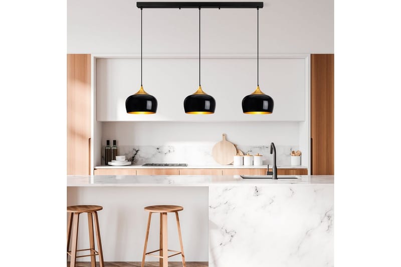 Kattovalaisin Valen Musta - Musta - Valaistus - Sisävalaistus & lamput - Erikoisvalaisin - Riisipaperivalaisin