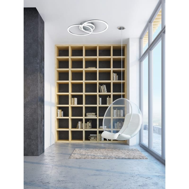 Kattovalaisin Venida - Pyöreä, Harmaa - Valaistus - Sisävalaistus & lamput - Erikoisvalaisin - Tiffanylamppu