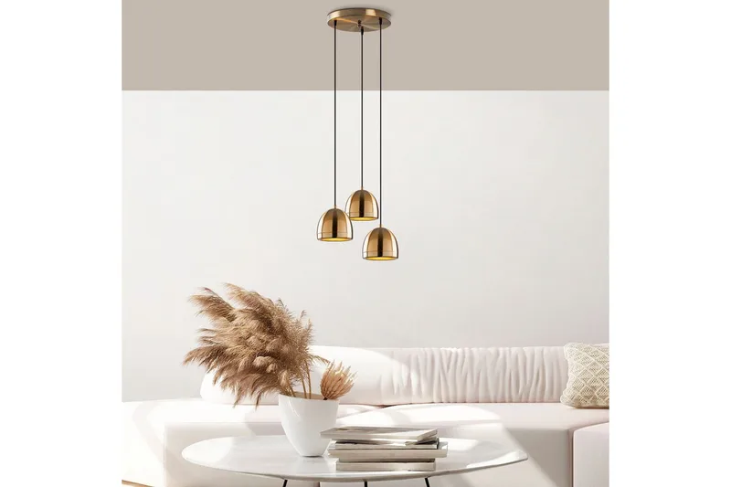 Kattovalaisin Venor Pyöreä Vintage - Kupari - Valaistus - Sisävalaistus & lamput - Erikoisvalaisin - Riisipaperivalaisin