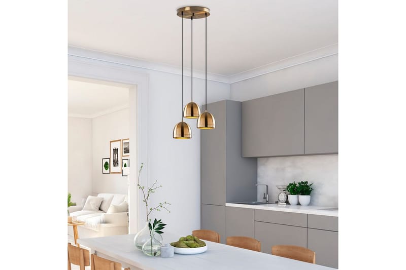 Kattovalaisin Venor Pyöreä Vintage - Kupari - Valaistus - Sisävalaistus & lamput - Erikoisvalaisin - Riisipaperivalaisin