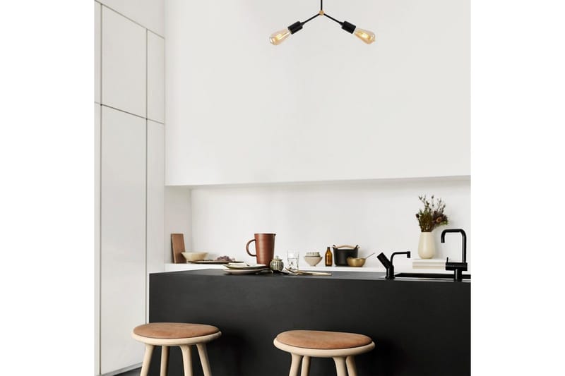 Kattovalaisin Vilsa Musta - Musta - Valaistus - Sisävalaistus & lamput - Erikoisvalaisin - Tiffanylamppu