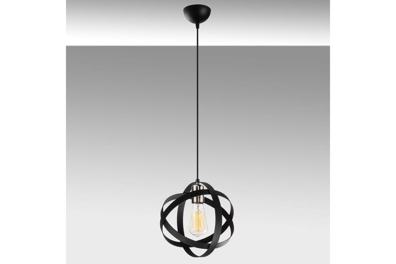 Kattovalaisin Voroa Musta / Nikkeli - Musta / Nikkeli - Valaistus - Sisävalaistus & lamput - Erikoisvalaisin - Riisipaperivalaisin