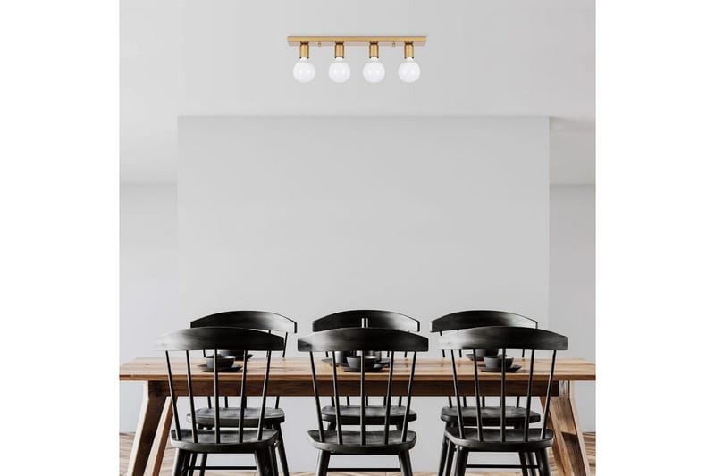 Kattovalaisin Wostra Kulta - Kulta - Valaistus - Sisävalaistus & lamput - Erikoisvalaisin - Tiffanylamppu