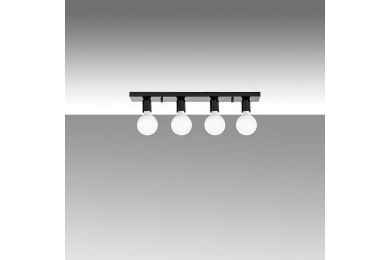 Kattovalaisin Wostra Musta / Valkoinen - Musta / Valkoinen - Valaistus - Sisävalaistus & lamput - Erikoisvalaisin - Tiffanylamppu