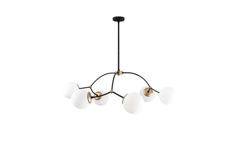 Kattovalaisin Yenda Valkoinen / Musta - Musta/Valkoinen - Valaistus - Sisävalaistus & lamput - Erikoisvalaisin - Riisipaperivalaisin