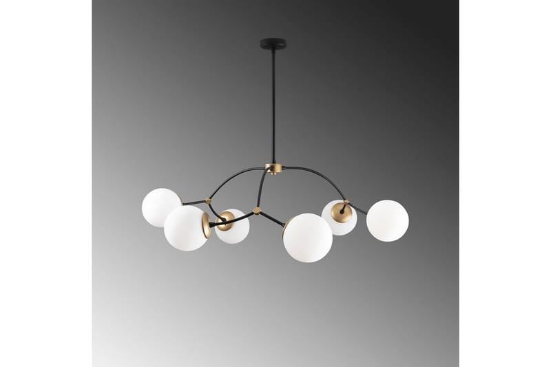 Kattovalaisin Yenda Valkoinen / Musta - Musta/Valkoinen - Valaistus - Sisävalaistus & lamput - Erikoisvalaisin - Riisipaperivalaisin