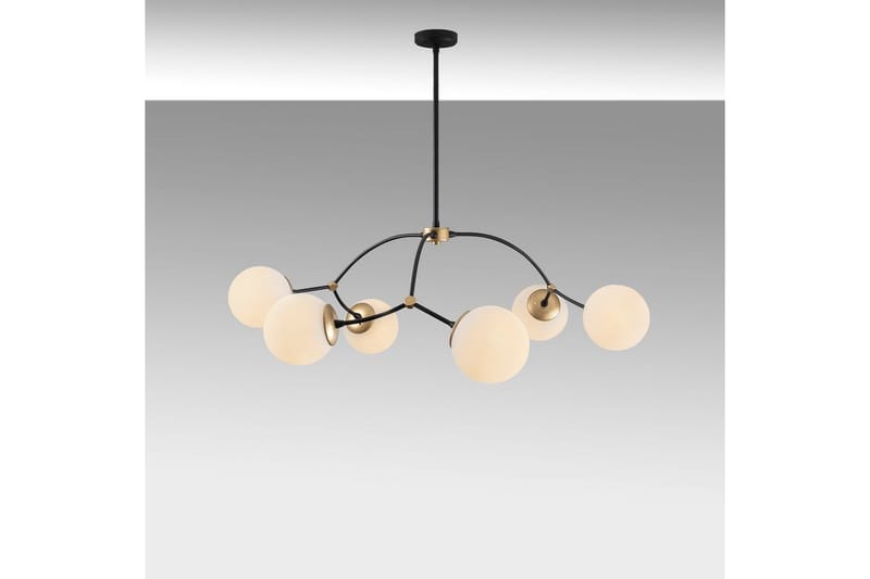 Kattovalaisin Yenda Valkoinen / Musta - Musta/Valkoinen - Valaistus - Sisävalaistus & lamput - Erikoisvalaisin - Riisipaperivalaisin