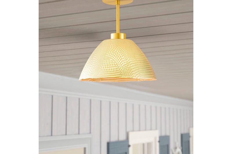 Kattovalaisin Yorin Kulta - Kulta - Valaistus - Sisävalaistus & lamput - Erikoisvalaisin - Riisipaperivalaisin