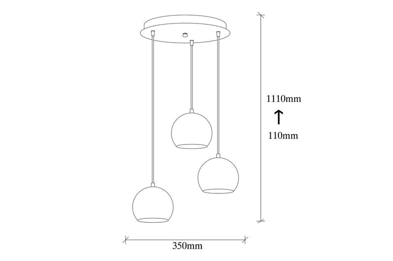 Kattovalaisin Zana Vintage Kavilashlo Kolme - Kulta - Valaistus - Sisävalaistus & lamput - Erikoisvalaisin - Riisipaperivalaisin