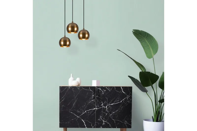 Kattovalaisin Zana Vintage Kavilashlo Kolme - Kulta - Valaistus - Sisävalaistus & lamput - Erikoisvalaisin - Riisipaperivalaisin