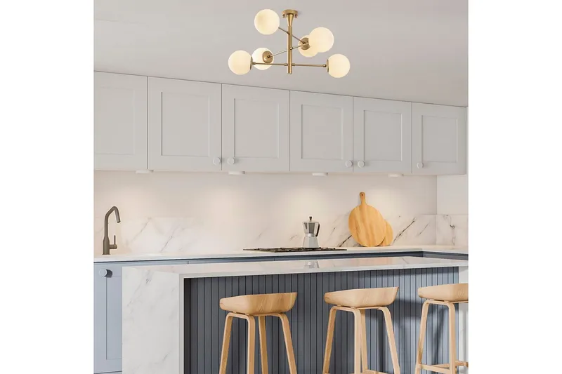 Kattovalaisin Zurelle Kulta - Kulta - Valaistus - Sisävalaistus & lamput - Erikoisvalaisin - Tiffanylamppu