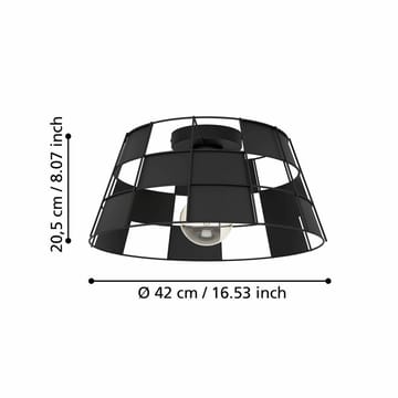 Kattovalaisin Pontefract - 42 cm - Valaistus - Sisävalaistus & lamput - Erikoisvalaisin - Tiffanylamppu