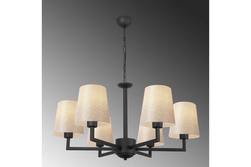 Kattovalaisin Profiili Musta / Kermankeltainen - Musta - Valaistus - Sisävalaistus & lamput - Erikoisvalaisin - Riisipaperivalaisin