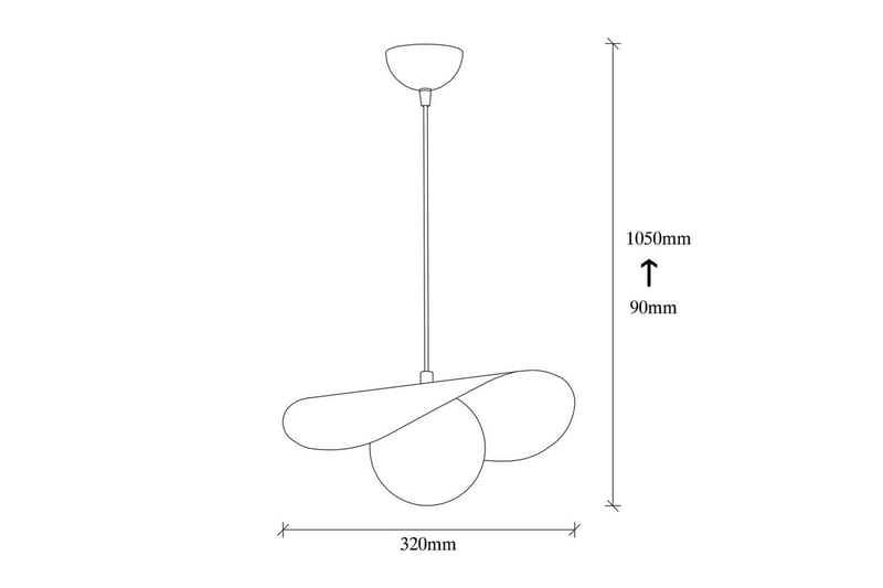 Kattovalaisin Pelyn Musta / Valkoinen - Musta / Valkoinen - Valaistus - Sisävalaistus & lamput - Erikoisvalaisin - Riisipaperivalaisin