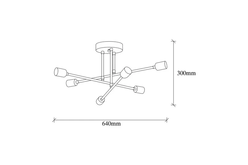 Kattovalaisin Pareek Kupari - Kulta - Valaistus - Sisävalaistus & lamput - Erikoisvalaisin - Tiffanylamppu