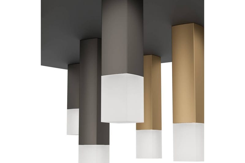 Kattovalaistus Eglo Estanterios Harmaa/Ruskea 9 Lampulla - Valaistus - Sisävalaistus & lamput - Erikoisvalaisin - Tiffanylamppu