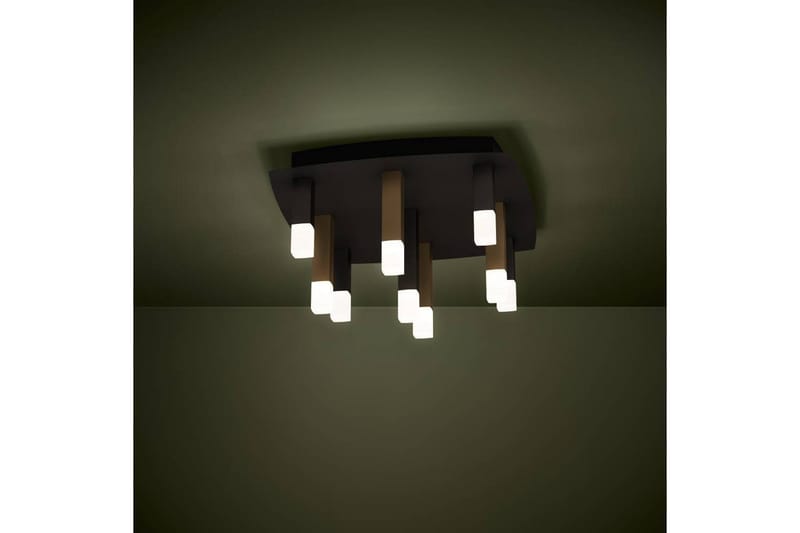 Kattovalaistus Eglo Estanterios Harmaa/Ruskea 9 Lampulla - Valaistus - Sisävalaistus & lamput - Erikoisvalaisin - Tiffanylamppu