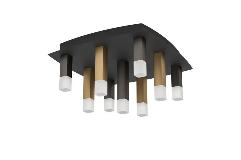 Kattovalaistus Eglo Estanterios Harmaa/Ruskea 9 Lampulla, undefined