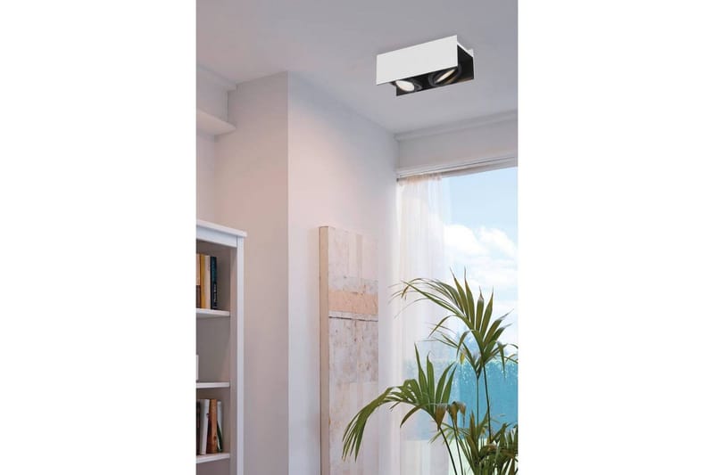 Kattovalaistus Eglo Vidago Valkoinen/Musta 2 Lamppua - 2 Lamppua - Valaistus - Sisävalaistus & lamput - Erikoisvalaisin - Tiffanylamppu