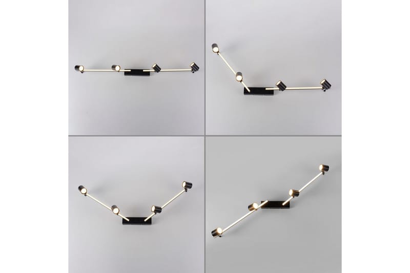 Kattovalo Barik - 101x18x123 cm - Valaistus - Sisävalaistus & lamput - Erikoisvalaisin - Tiffanylamppu