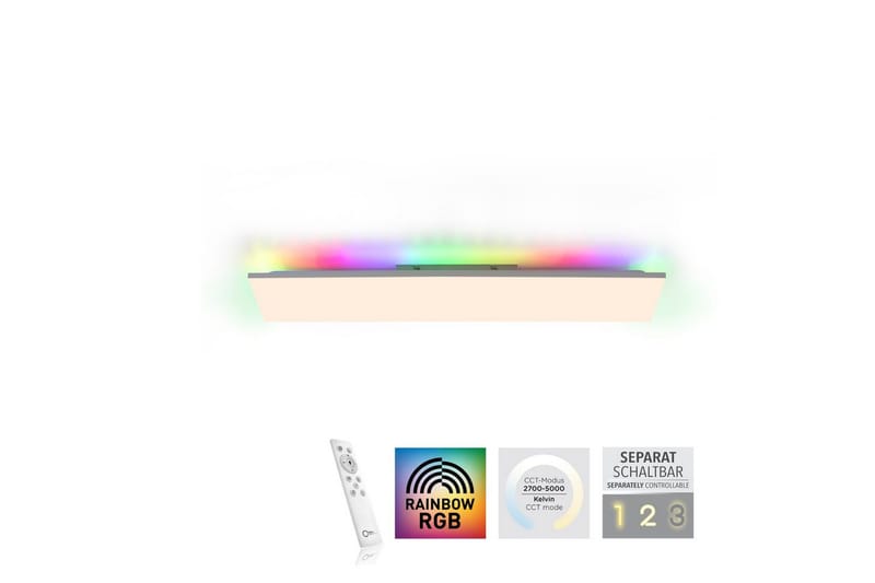 Kattovalo Conrad - 26x7x101 cm - Valaistus - Sisävalaistus & lamput - Erikoisvalaisin - Tiffanylamppu