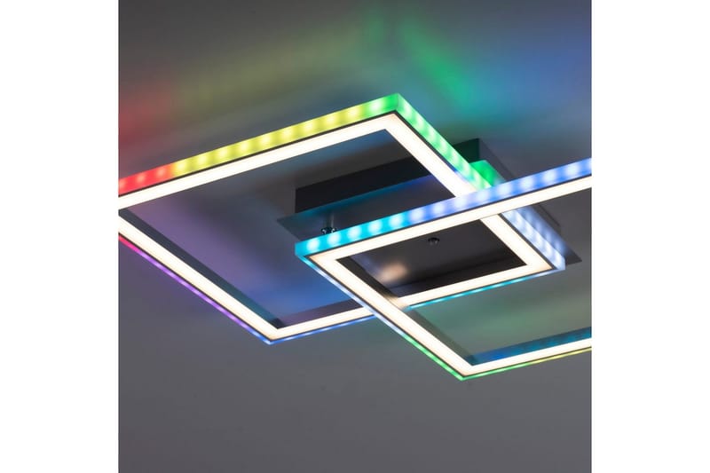 Kattovalo Felix - 44,5x6,4x44,5 cm - Valaistus - Sisävalaistus & lamput - Erikoisvalaisin - Tiffanylamppu