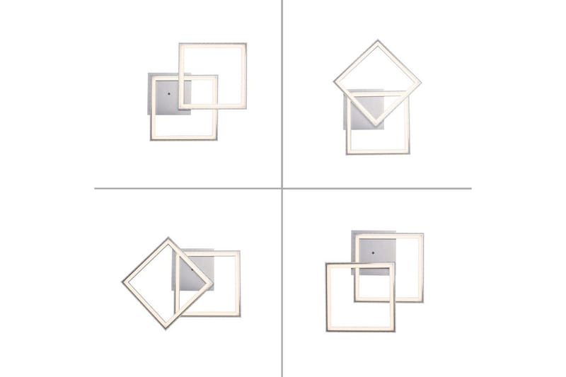 Kattovalo Felix - 44,5x6,4x44,5 cm - Valaistus - Sisävalaistus & lamput - Erikoisvalaisin - Tiffanylamppu