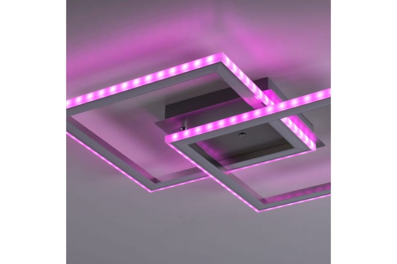 Kattovalo Felix - 44,5x6,4x44,5 cm - Valaistus - Sisävalaistus & lamput - Erikoisvalaisin - Tiffanylamppu